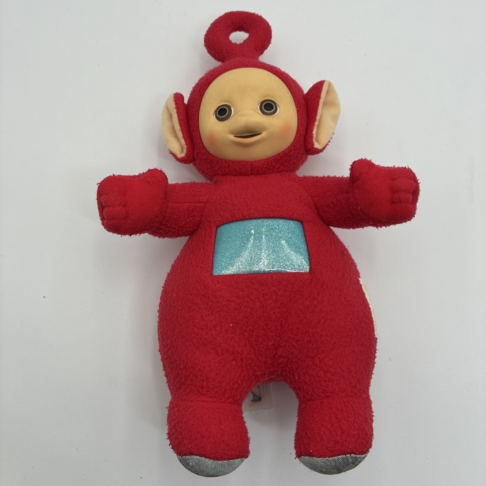 Vintage 1998 Teletubbies Po Plush Red Playskool 11 inch Soft Toy 57215 57211